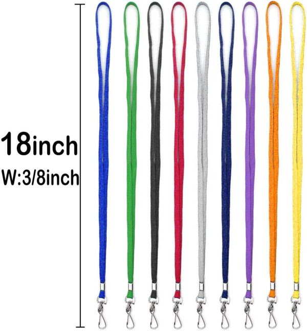 Bird Fiy Lanyards with Swivel Clip Badge Holders Bulk Pack-1