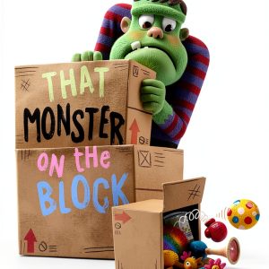 That Monster on the Block Childrens Book Preschool Racism-0