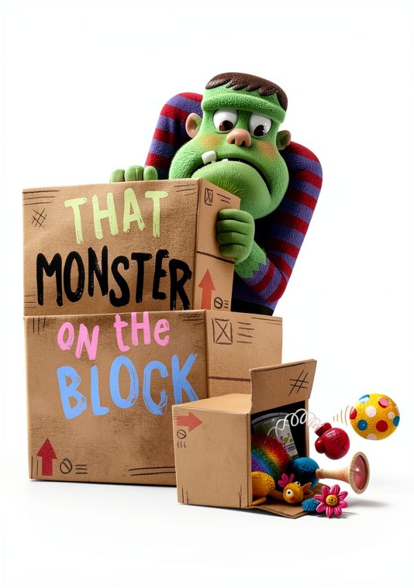 That Monster on the Block Childrens Book Preschool Racism-0