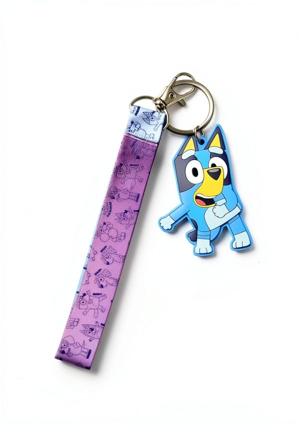 Bluey Lanyard UPD Cartoon Keychain Office Badge Holder-1