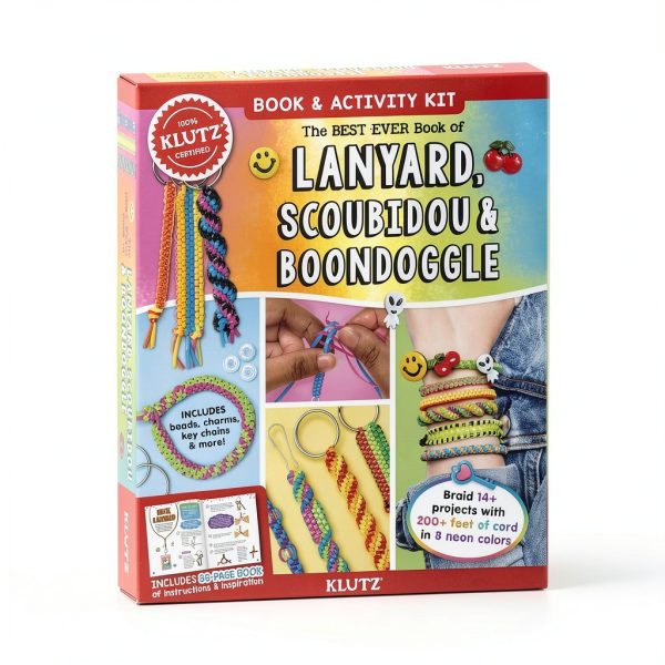 Klutz Book Badge Lanyards Craft Activity English Publication-0
