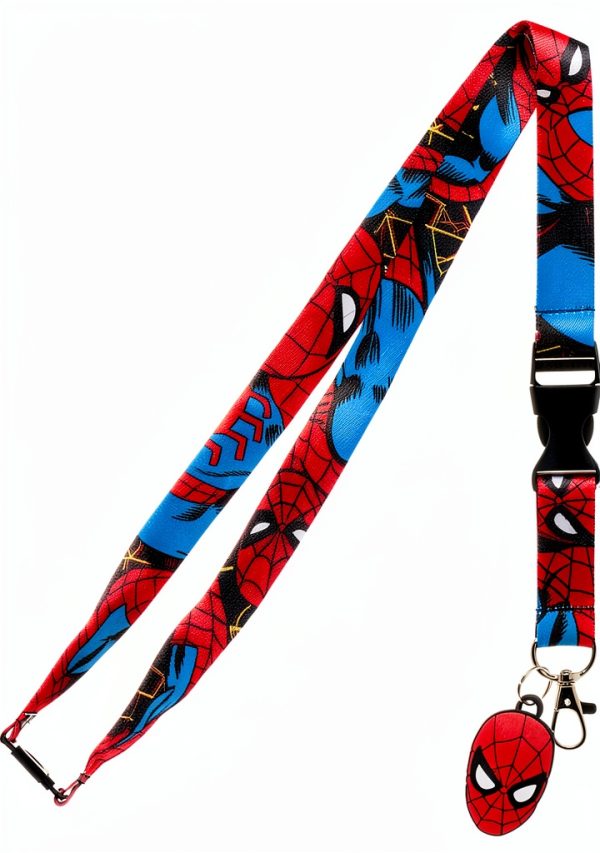 Spider-Man Lanyard Officially Licensed ID Sleeve Polyester-0