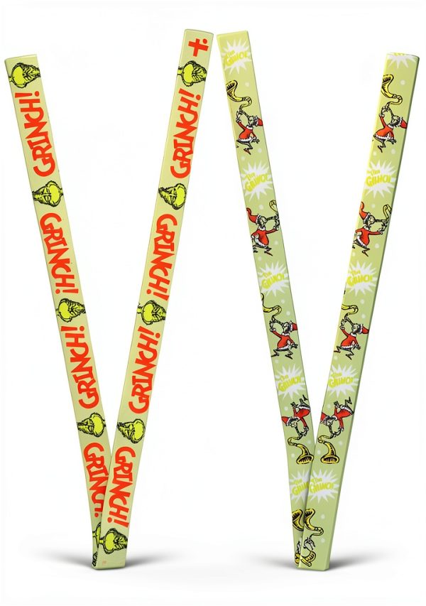 The Grinch Badge Lanyard Polyester Unisex Office Accessory-2