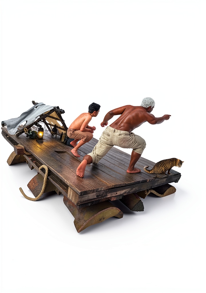 The Cay eBook cover displayed on a Kindle device