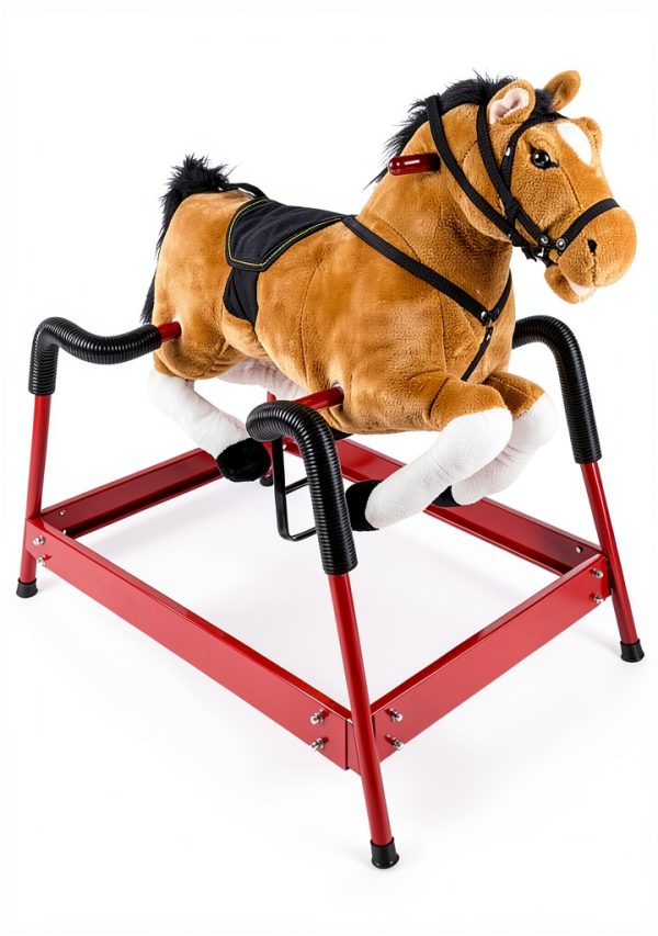 Trademark GLB Spring Rocking Horse for Kids-5