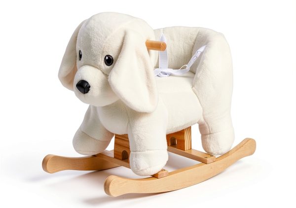 Wooden Rocking Horse Huanyu Kids Toy Durable-0