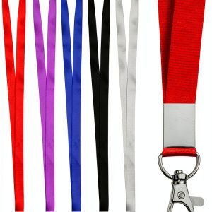 Mcyye Nylon Lanyard Keychain Office Product-0