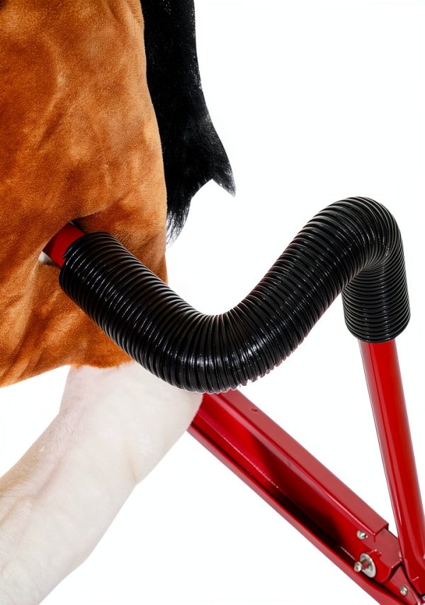 Qaba Durable Plush Toddlers Spring Rocking Horse, Bouncing Rocker Toy with Realistic Sounds-8